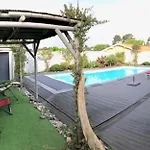 Entre Centre Et Deumier Avec Piscine 12 Personnes #0606 Capbreton